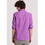 Ανδρικό βαμβακερό πουκάμισο garment dyed