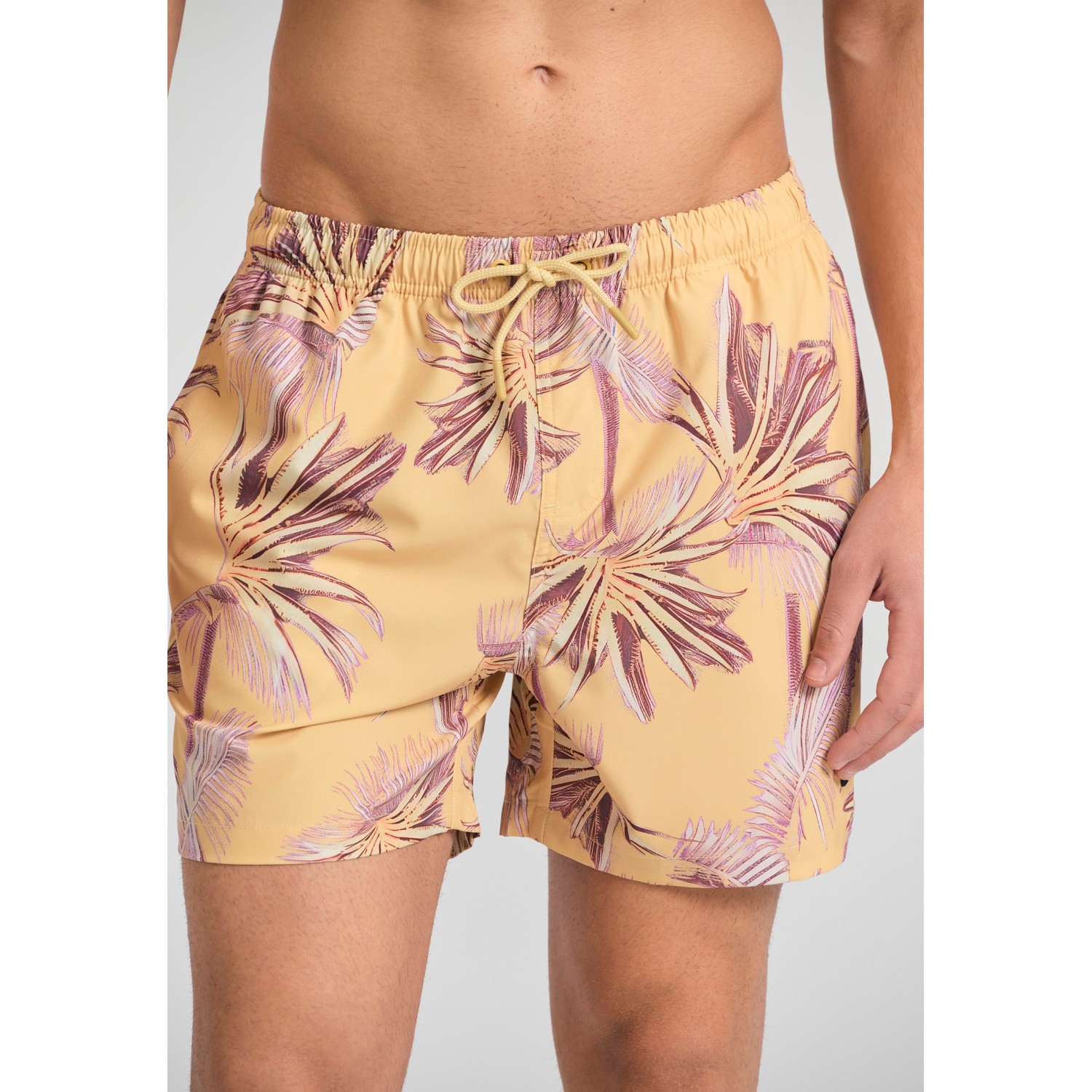 Ανδρικό μαγιό με tropical τύπωμα