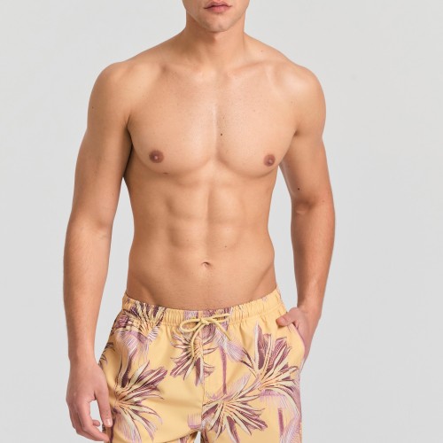 Ανδρικό μαγιό με tropical τύπωμα