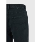 Ανδρικό ψηλόμεσο loose jean παντελόνι με back buck
