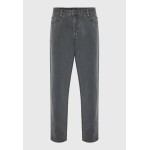 Ανδρικό ψηλόμεσο loose jean παντελόνι με back buck