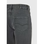 Ανδρικό ψηλόμεσο loose jean παντελόνι με back buck