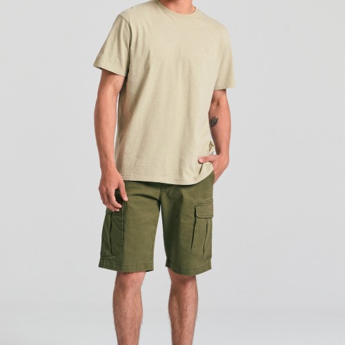 Βαμβακερό t-shirt με κεντημένο logo Garage 55. Βαμβακερό t-shirt με κεντημένο logo Garage 55.