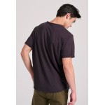 Βαμβακερό t-shirt με τσέπη στο στήθος