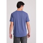 Βαμβακερό t-shirt με τσέπη στο στήθος