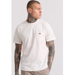 Βαμβακερό t-shirt με τσέπη στο στήθος