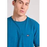 Βαμβακερό t-shirt με τσέπη στο στήθος
