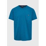 Βαμβακερό t-shirt με τσέπη στο στήθος