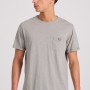 Βαμβακερό t-shirt με τσέπη στο στήθος