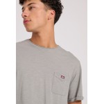 Βαμβακερό t-shirt με τσέπη στο στήθος