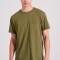 Βαμβακερό t-shirt με τσέπη στο στήθος