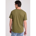 Βαμβακερό t-shirt με τσέπη στο στήθος Βαμβακερό t-shirt με τσέπη στο στήθος