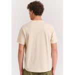 Βαμβακερό t-shirt με τσέπη στο στήθος Βαμβακερό t-shirt με τσέπη στο στήθος