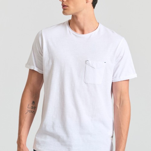 Βαμβακερό t-shirt με τσέπη στο στήθος Garage 55.