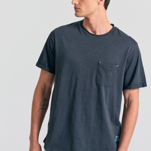 Βαμβακερό t-shirt με τσέπη στο στήθος Garage 55.