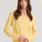 Γυναικεία linen blend lightweight πλεκτή μπλούζα