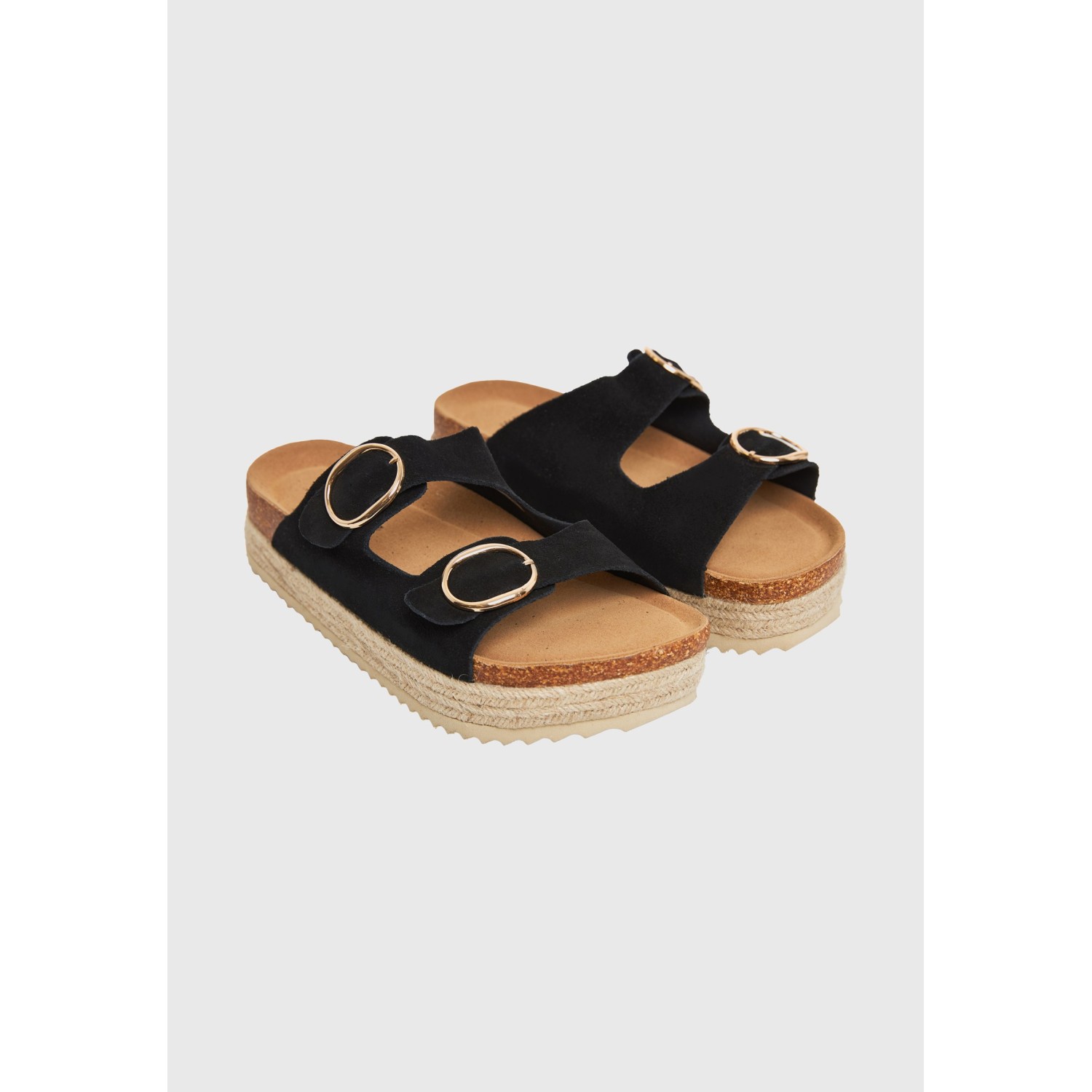 Γυναικεία suede σανδάλια