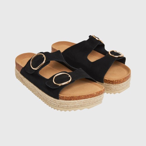 Γυναικεία suede σανδάλια