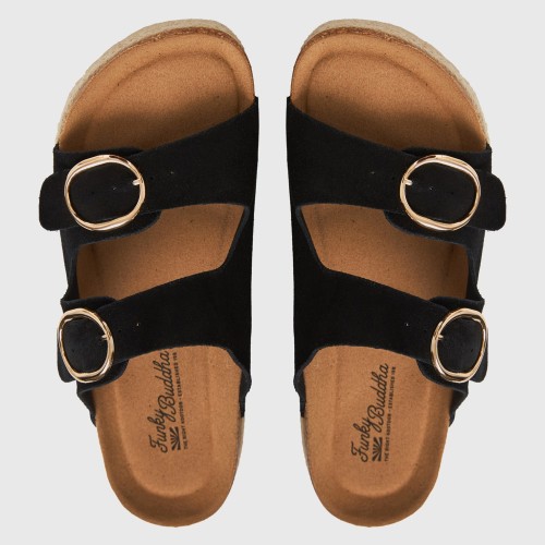 Γυναικεία suede σανδάλια