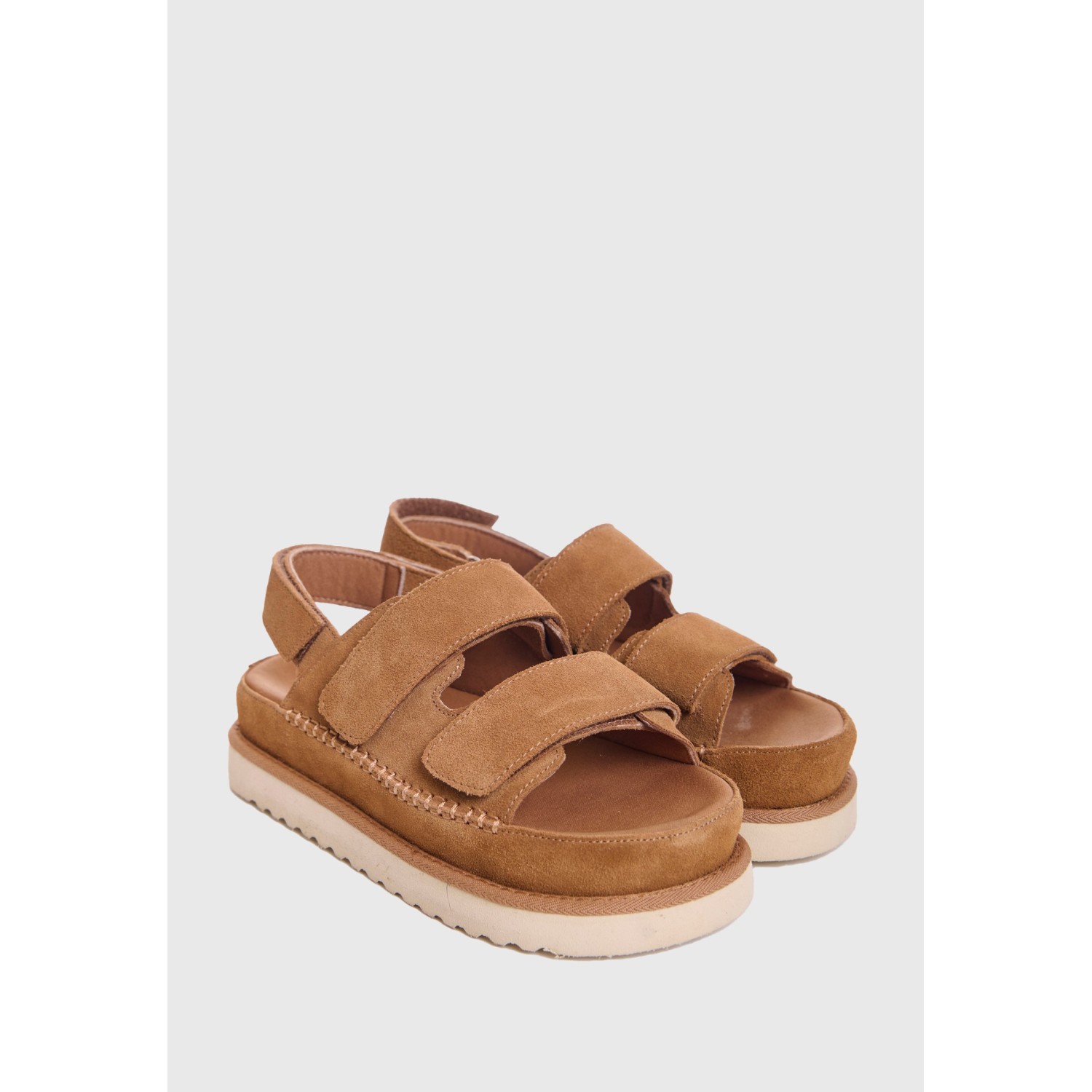 Γυναικεία suede σανδάλια