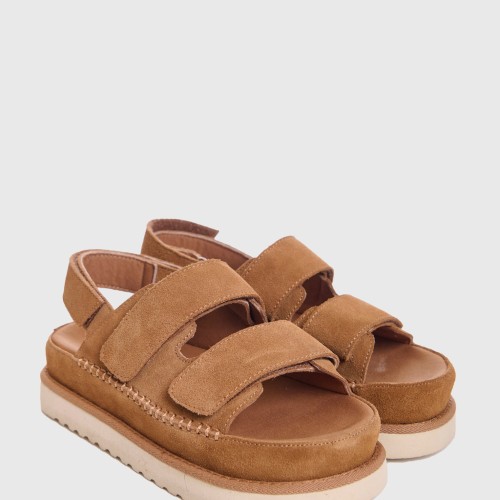 Γυναικεία suede σανδάλια