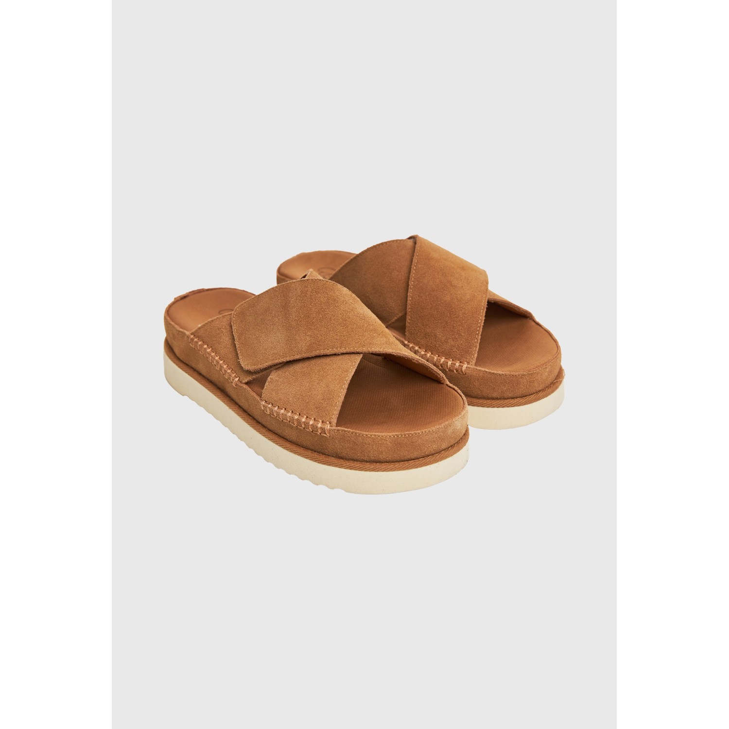 Γυναικεία suede σανδάλια