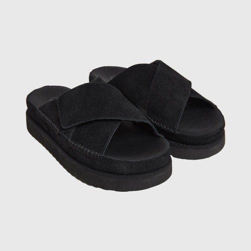 Γυναικεία suede σανδάλια
