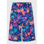 Γυναικεία βερμούδα με all over tropical τύπωμα