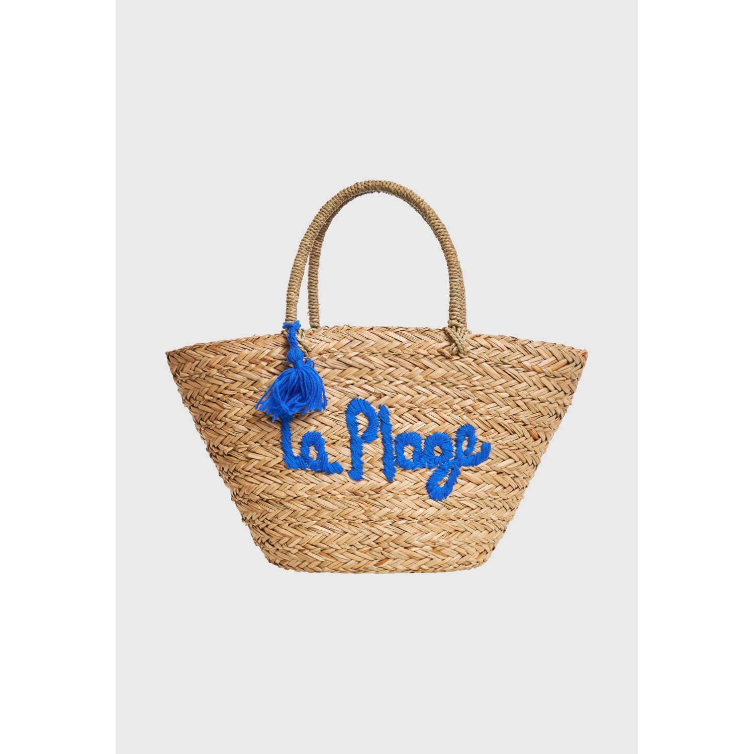 Γυναικεία ψάθινη τσάντα tote La Plage
