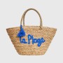 Γυναικεία ψάθινη τσάντα tote La Plage