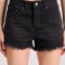Γυναικείο cutoff τζιν σορτς με whisker details