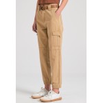 Γυναικείο garment dyed cargo παντελόνι