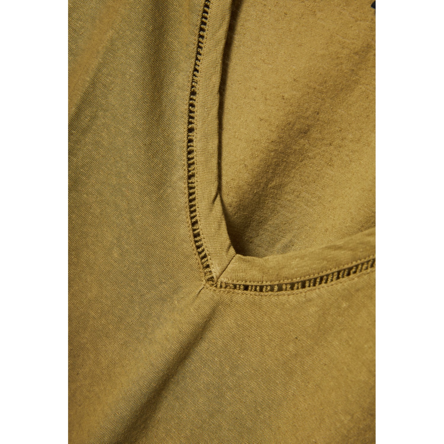 Γυναικείο linen blend μονόχρωμο t-shirt