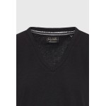 Γυναικείο linen blend μονόχρωμο t-shirt