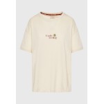 Γυναικείο loose fit t-shirt με exotic τύπωμα στην