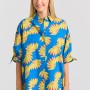 Γυναικείο oversized πουκάμισο με exotic τύπωμα