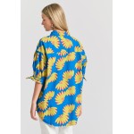 Γυναικείο oversized πουκάμισο με exotic τύπωμα