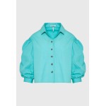 Γυναικείο oversized πουκάμισο με puffer μανίκια