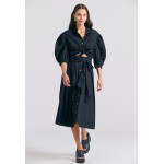 Γυναικείο oversized πουκάμισο με puffer μανίκια