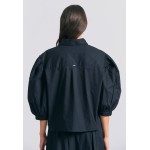 Γυναικείο oversized πουκάμισο με puffer μανίκια
