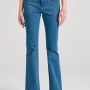 Γυναικείο skinny fit τζιν παντελόνι με raw edges