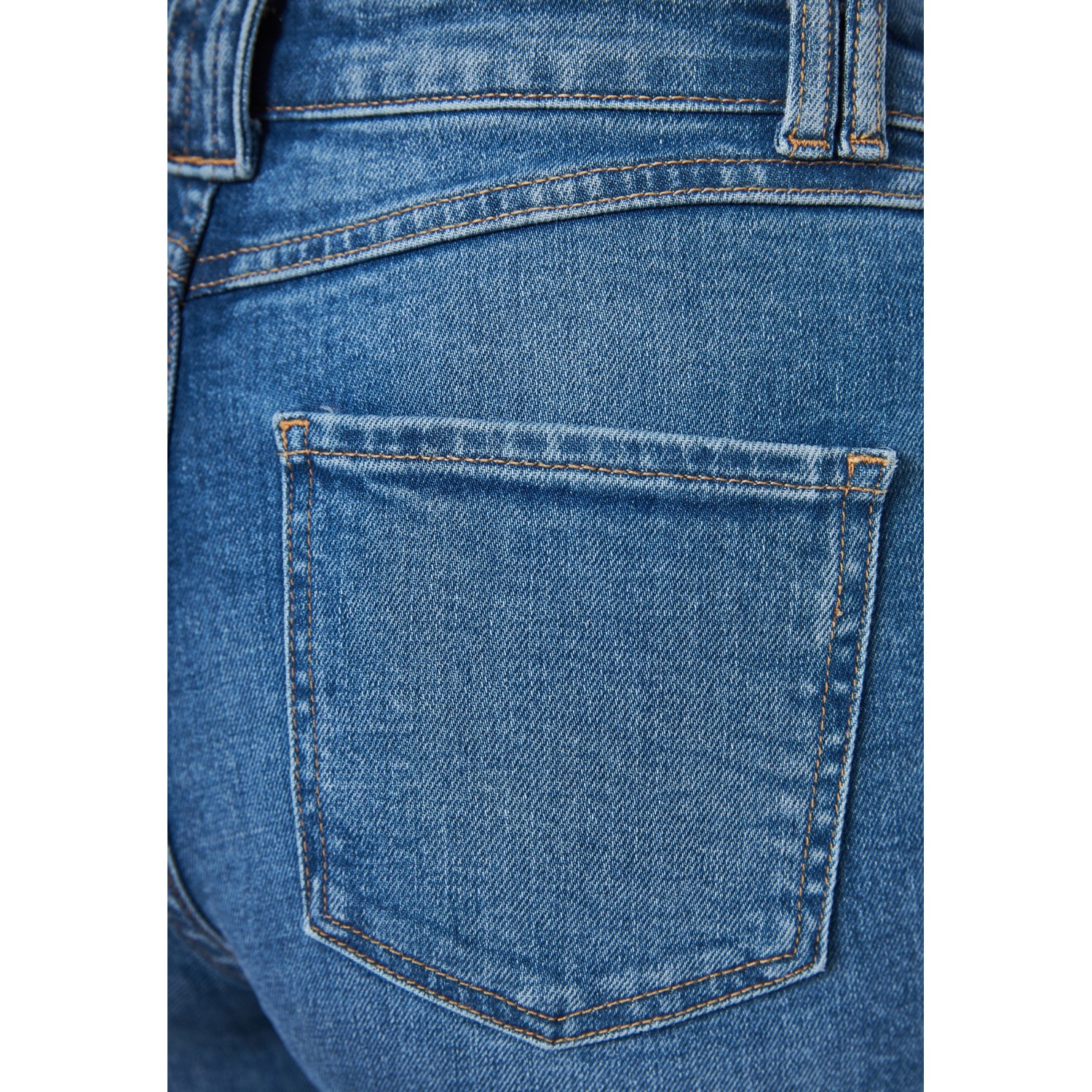 Γυναικείο skinny fit τζιν παντελόνι με raw edges
