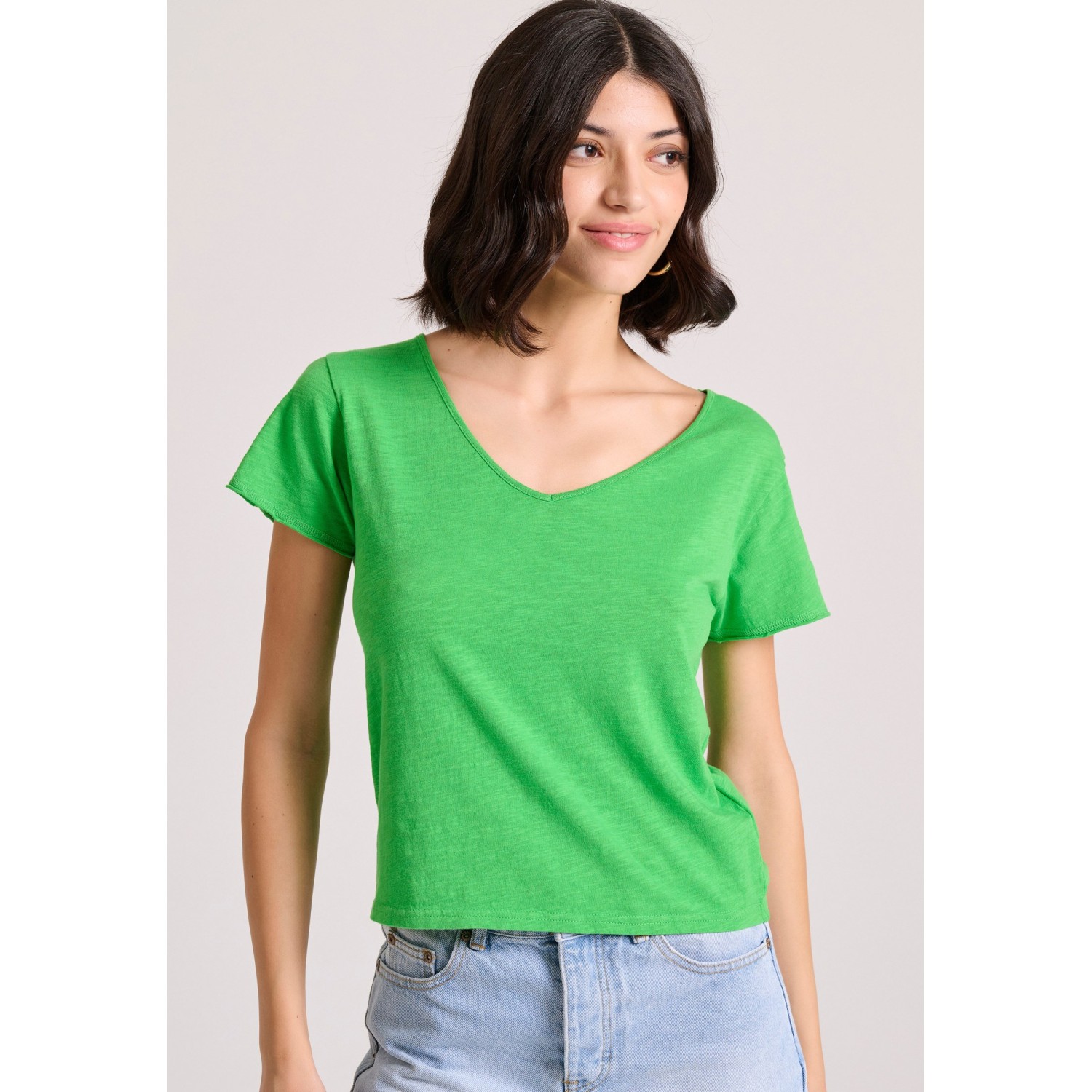 Γυναικείο t-shirt με Funky Buddha τύπωμα στην πλάτ