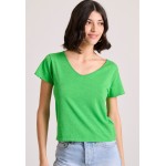 Γυναικείο t-shirt με Funky Buddha τύπωμα στην πλάτ