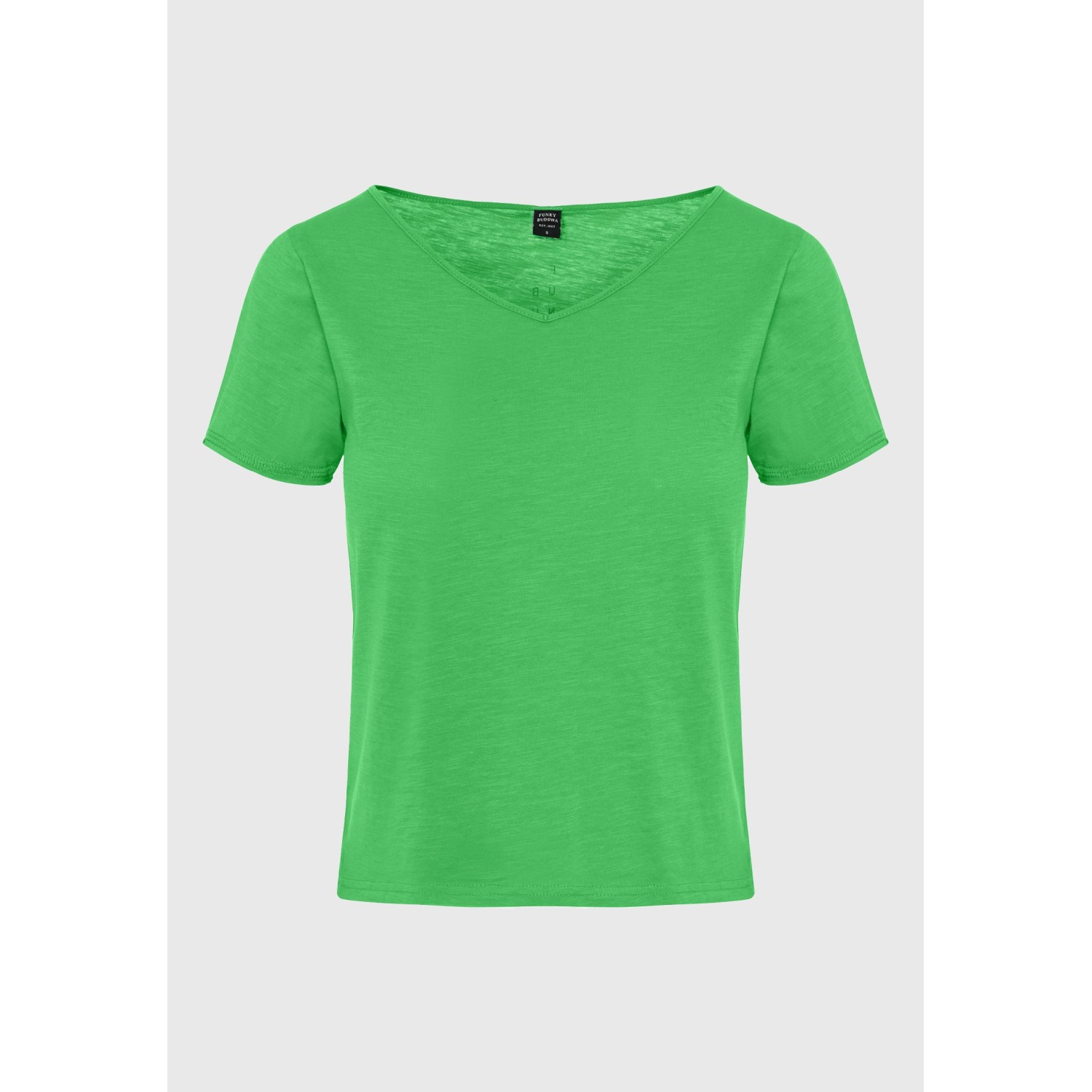 Γυναικείο t-shirt με Funky Buddha τύπωμα στην πλάτ