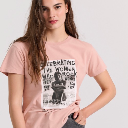 Γυναικείο t-shirt με photographic τύπωμα