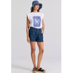 Γυναικείο t-shirt με tropical τύπωμα Γυναικείο t-shirt με tropical τύπωμα