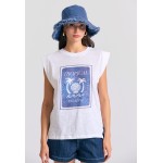 Γυναικείο t-shirt με tropical τύπωμα Γυναικείο t-shirt με tropical τύπωμα