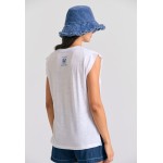 Γυναικείο t-shirt με tropical τύπωμα Γυναικείο t-shirt με tropical τύπωμα