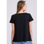 Γυναικείο t-shirt με στρογγυλή λαιμόκοψη - The ess